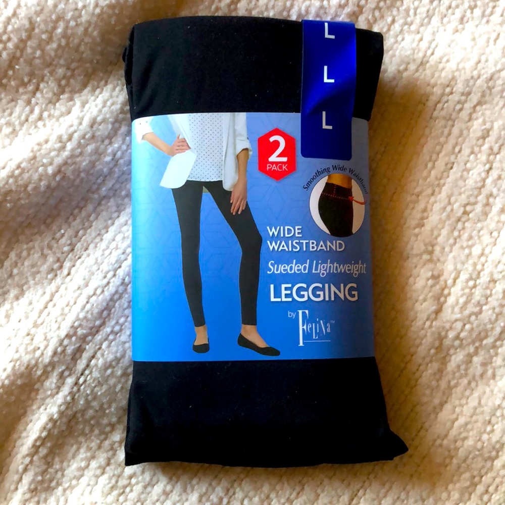 Sueded Leggings, 2 pack